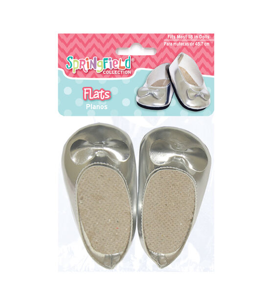 Springfield Boutique Ballet Slippers Silver, , hi-res, image 2