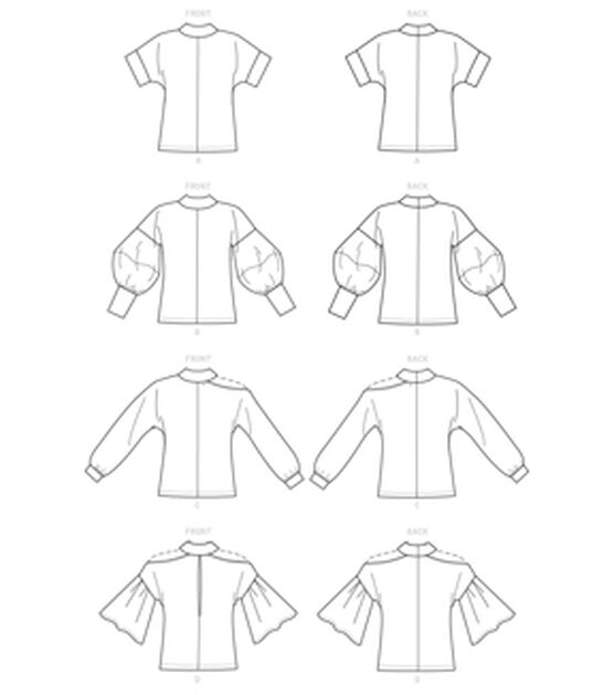 McCall's 7836 Misses Top / Vest Pattern Size 6-22, , hi-res, image 6