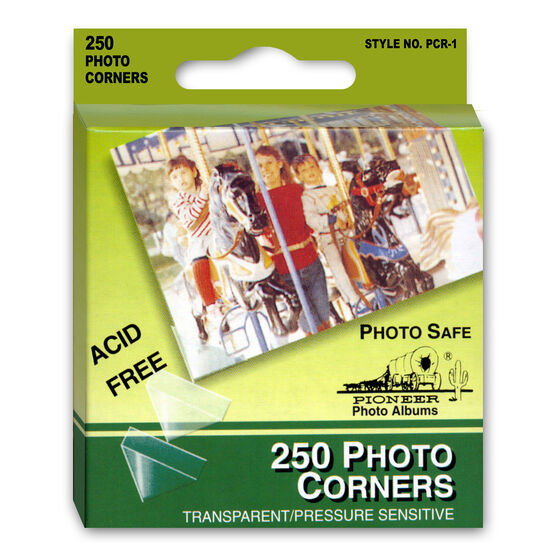 250 Clear Self Adhesive Photo Corners