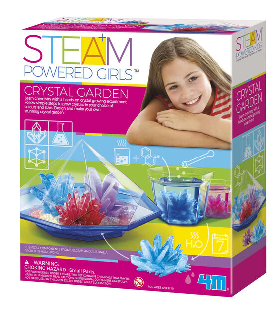 4M STEAM Powered Girls Crystal Garden Kit