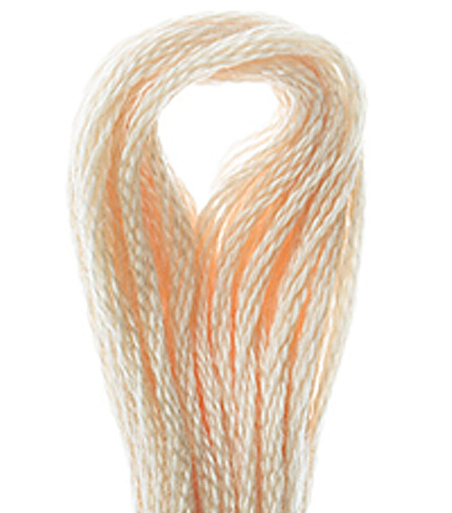 DMC 8.7yd Neutrals 6 Strand Satin Embroidery Floss, 951 Light Tawny, swatch, image 23