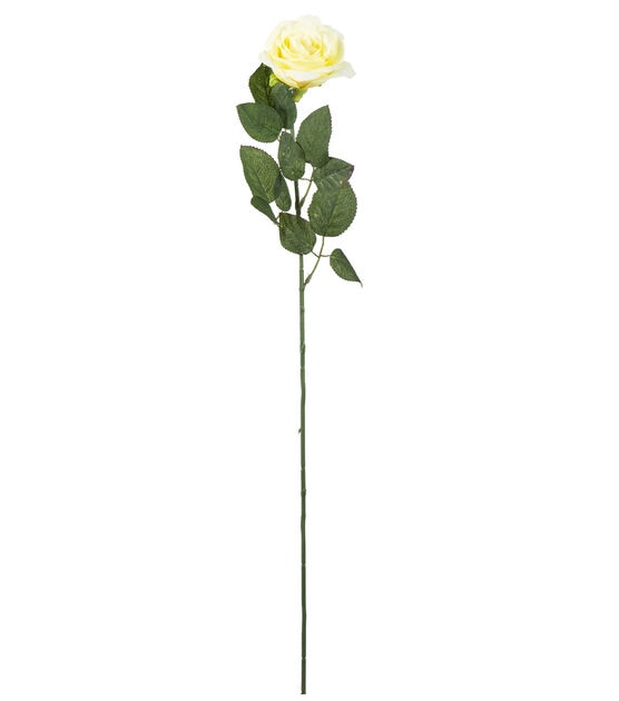 29.5" Yellow Rose Stem by Bloom Room