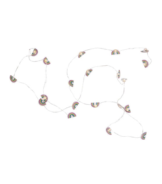 Northlight 10-Count LED Rainbow Fairy Lights - Warm White, , hi-res, image 3