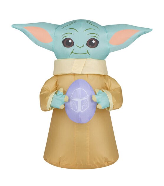National Tree 18" Inflatable Easter Baby Yoda