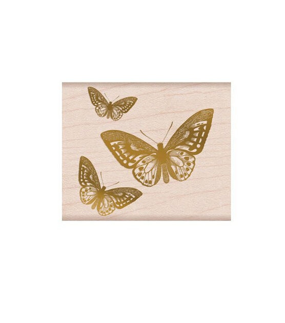 Hero Arts Wooden Stamp Butterfly