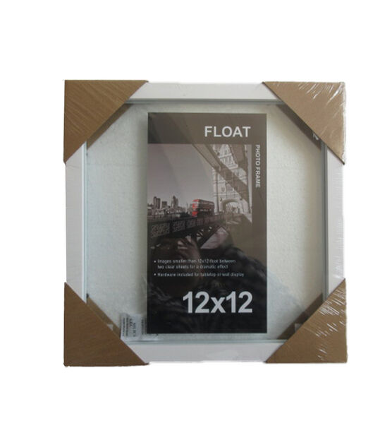 Innovative Creations 12" x 12" White Float Wall Photo Frame, , hi-res, image 3