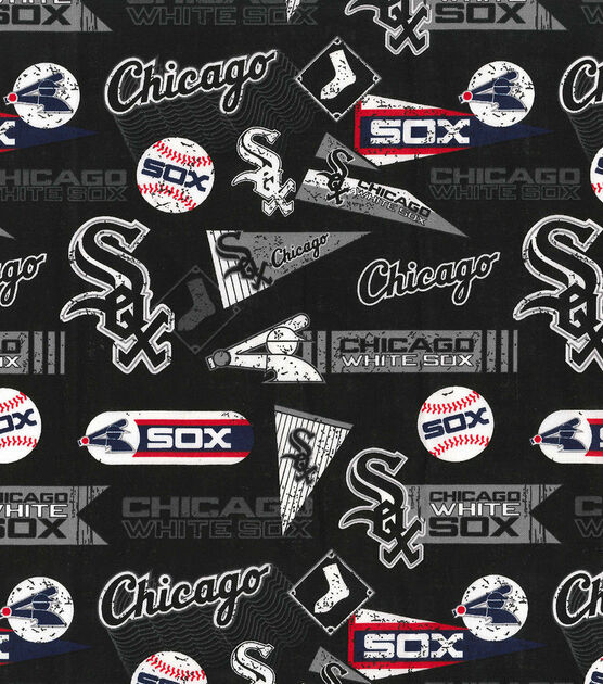 Fabric Traditions Chicago White Sox Cotton Fabric Vintage
