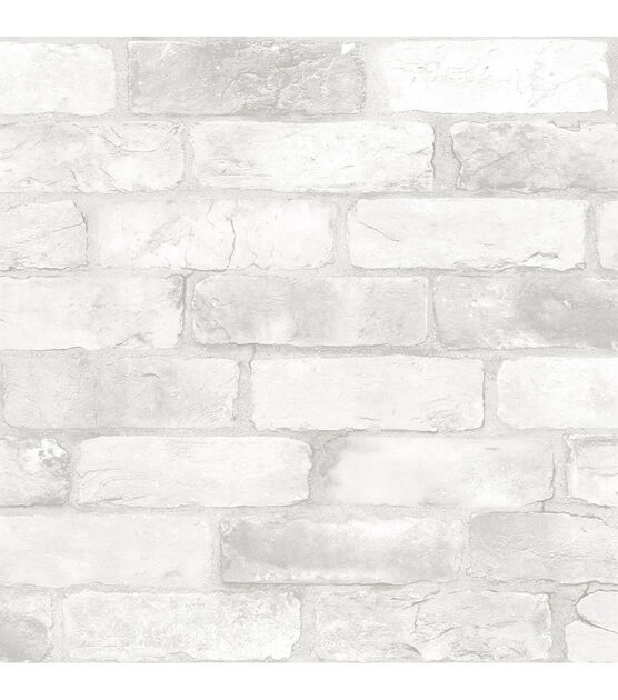 WallPops NuWallpaper 3D Peel & Stick Wallpaper Brick