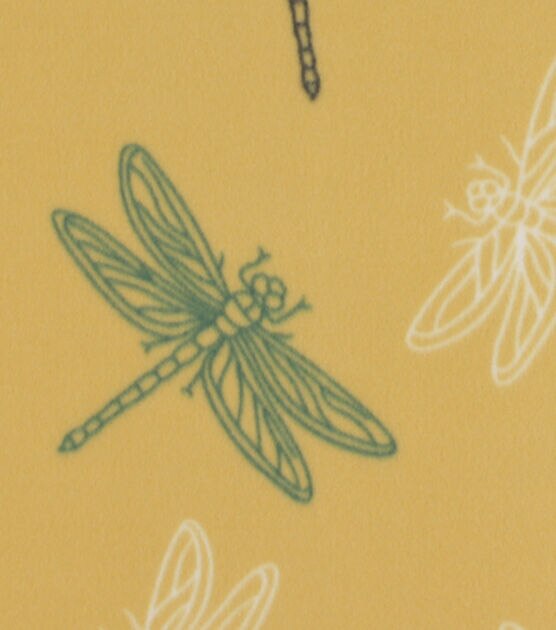 Dragonfly Blizzard Fleece Fabric, , hi-res, image 1