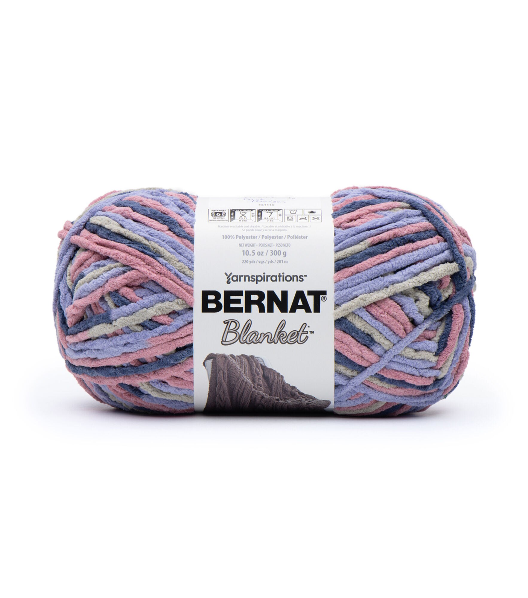 Bernat Baby Blanket Big Ball Yarn-Lovely Blue, 1 count - Foods Co.