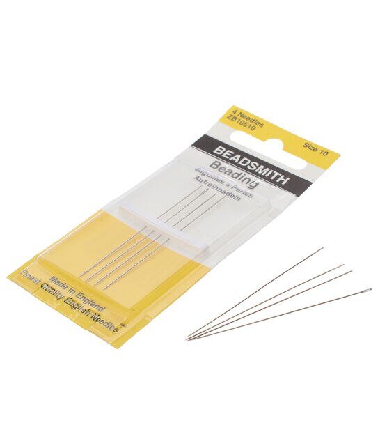 6 Sizes Big Eye Beading Needles Set for Seed Beads Jewellery Making Hand  Sewing Needles with