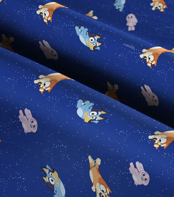 Bluey Goodnight Cotton Fabric, , hi-res, image 3