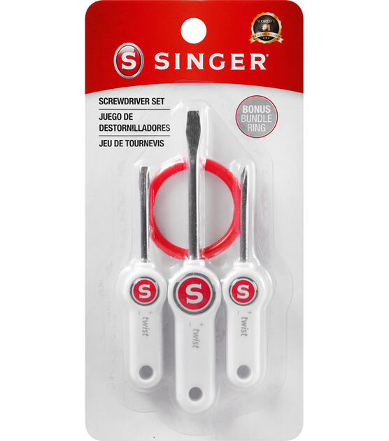 SINGER Screwdriver Set 3ct