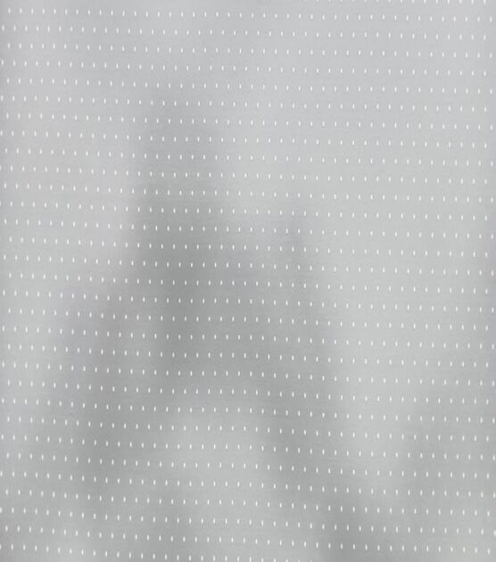 Grey & White Polka Dot Shirting Fabric