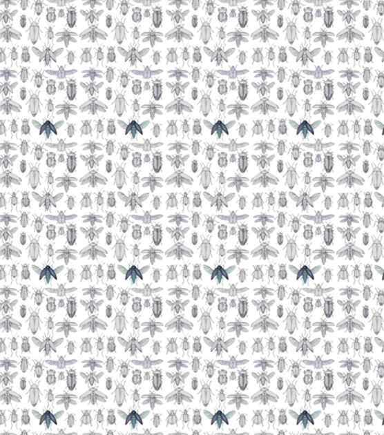 Springs Creative Beetles Novelty Print Cotton Fabric, , hi-res, image 2