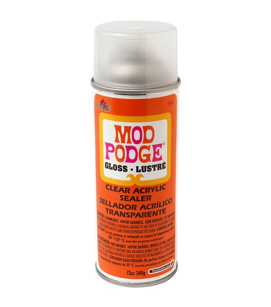 Matte Mod Podge Spray Acrylic Sealer Clear Coating Matte Paint Sealer  Spray, Snap and Spray Paint Can Handle Sprayer Tool, Pixiss Blue  Multi-Surface