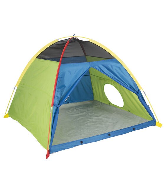 Pacific Play Tents 58" x 46" Multicolor Super Duper 4 Kid Dome Tent, , hi-res, image 4