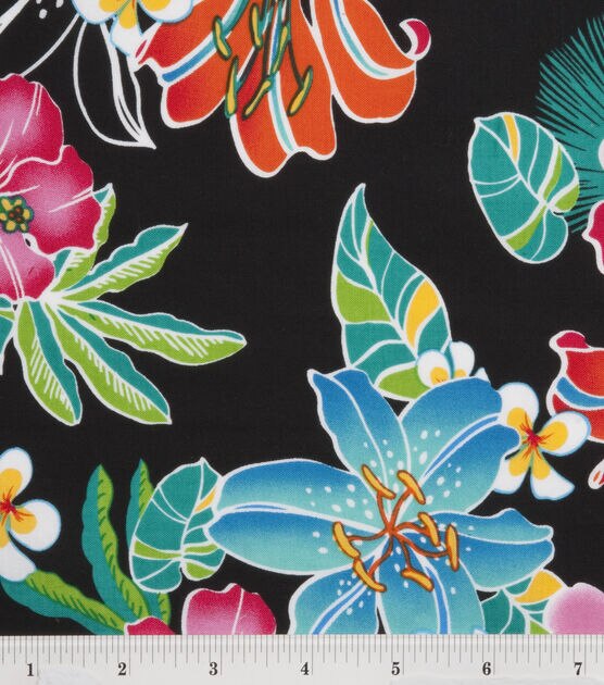 Tropical Shirting Fabric  Lily