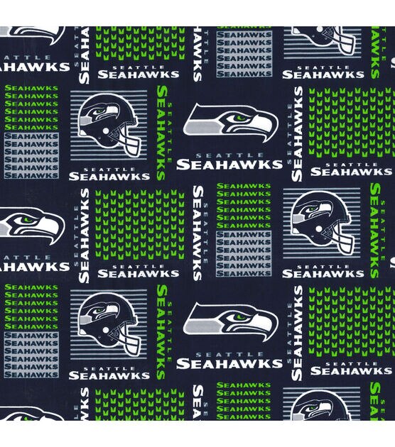 Fabric Traditions Seattle Seahawks Cotton Fabric Patch, , hi-res, image 2