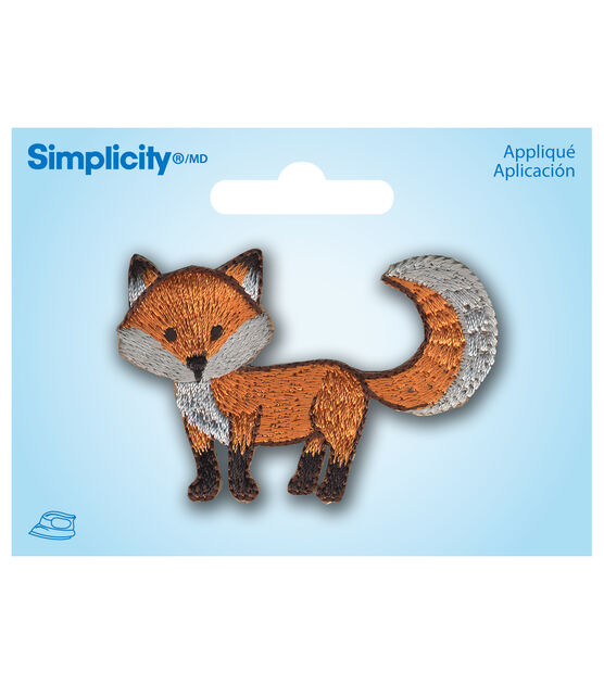 Simplicity Cartoon Fox Iron On Patch