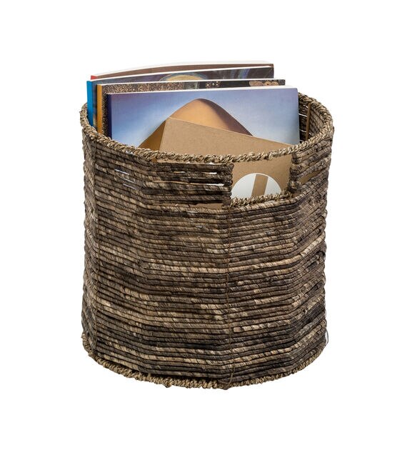 Honey Can Do Coastal 3ct Brown Nesting Storage Baskets, , hi-res, image 2