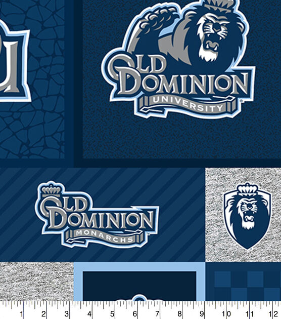 Old Dominion University Monarchs Fleece Fabric College Patch