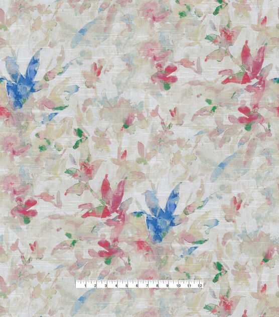 Waverly Upholstery 6"x6" Fabric Swatch Soft Focus Bloom, , hi-res, image 4