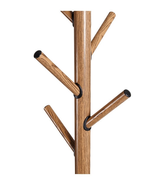 Honey Can Do 11" x 70" Freestanding Coat Rack With Accessory Tray 20lbs, , hi-res, image 7