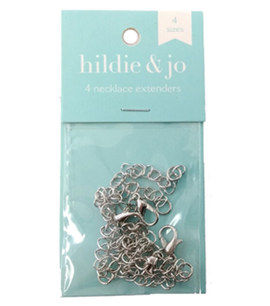 4ct Silver Assorted Necklace Extenders by hildie & jo