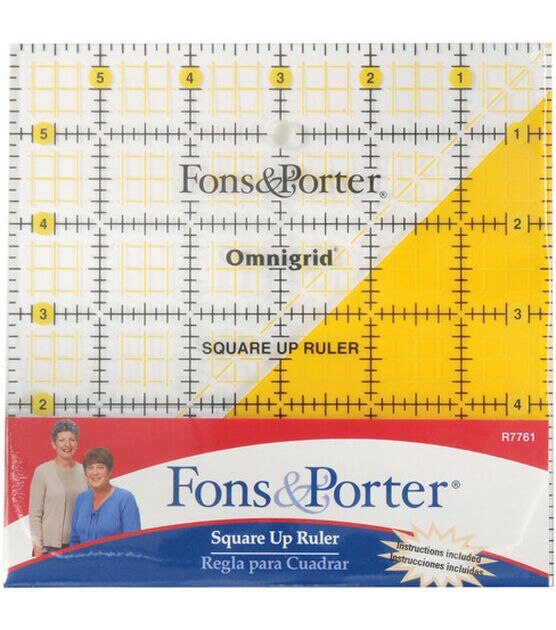 Fons&Porter Square Up Ruler 6" X 6"