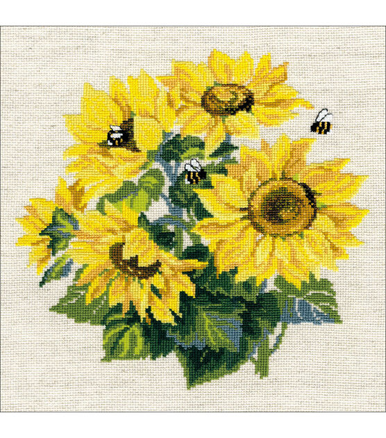RIOLIS 16" Sunflowers Counted Cross Stitch Kit, , hi-res, image 2