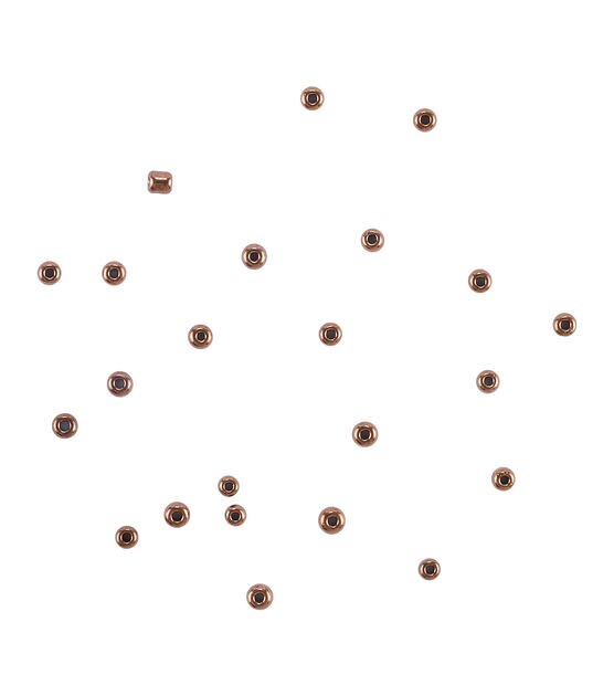 0.7oz Brown Plated Seed Beads by hildie & jo, , hi-res, image 2
