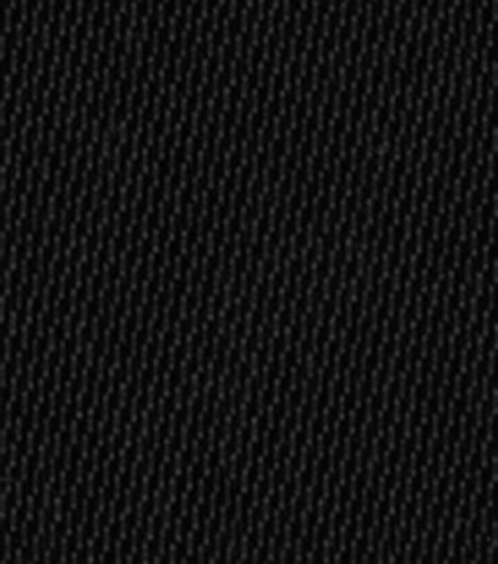 Offray 5/8" x 9' Seamaid Solid Accent Black Ribbon