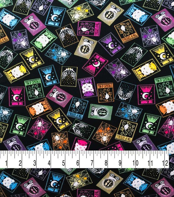 Tarot Cards Interlock Knit Fabric by POP!