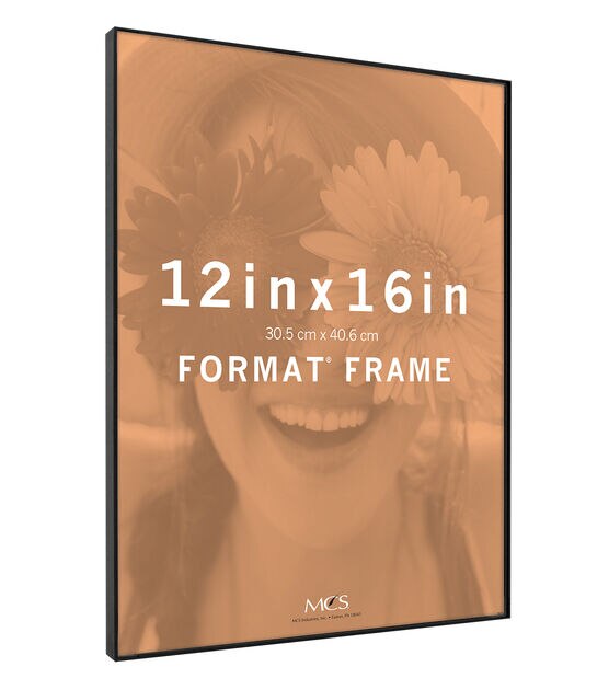 MCS 12" x 16" Front Loading Black Wall Frame, , hi-res, image 2