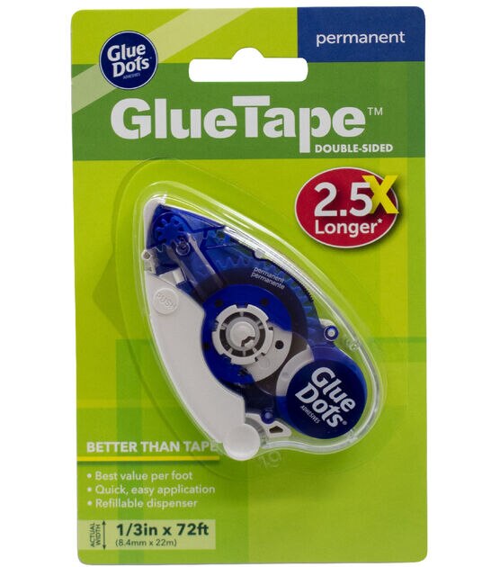 3/8-in Dot Glue Runner—3 Pack—Removable (#5611) - Adhesive