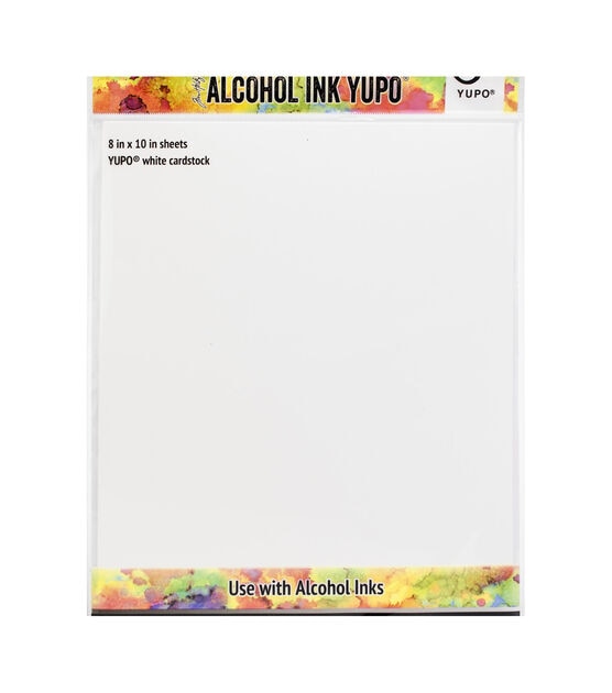 Tim Holtz 8" x 10" Alcohol Ink White Yupo Paper 5pk