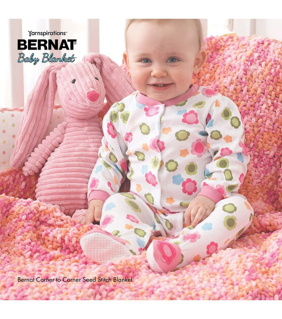 Bernat Baby Blanket 220yds Super Bulky Polyester Variegated Yarn, , hi-res, image 5