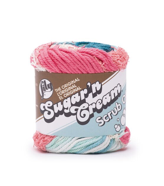 Lily Sugar'n Cream Cotton Yarn Lot of 11 Mixed Colors 2 Oz- 3 Oz Buttercream