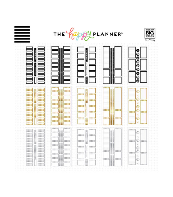 594pc Colorful Boxes Happy Planner Sticker Pack, , hi-res, image 3