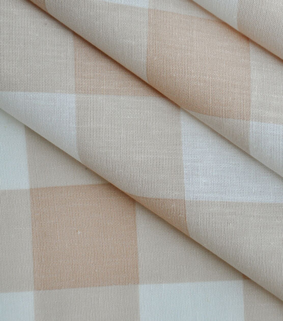 Lyocell Linen Large Plaid Fabric, , hi-res, image 7