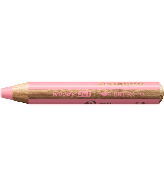 STABILO woody 3 in 1 Open Stock Pastel Pink