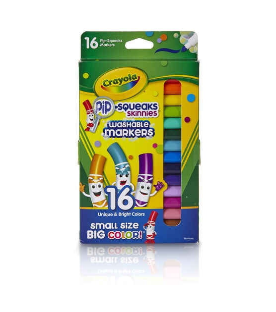 Crayola Pip-Squeaks Washable Markers & Paper Set, Kids Travel