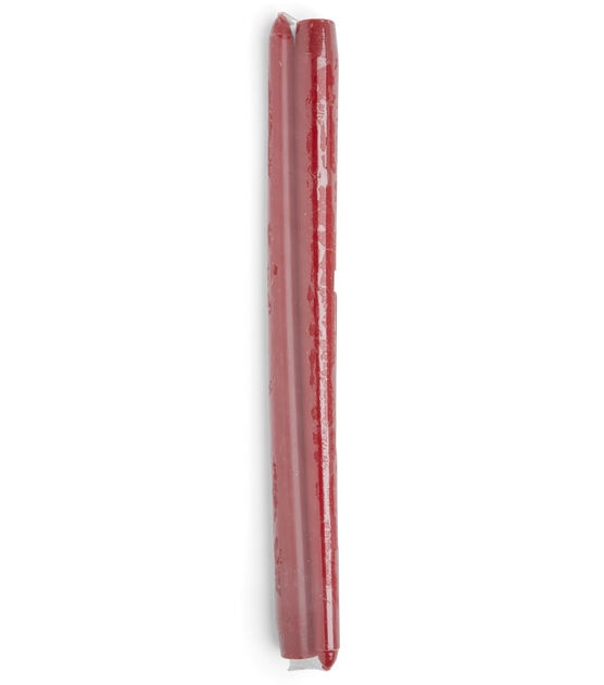 12" Red Unscented Taper Candles 2pk by Hudson 43