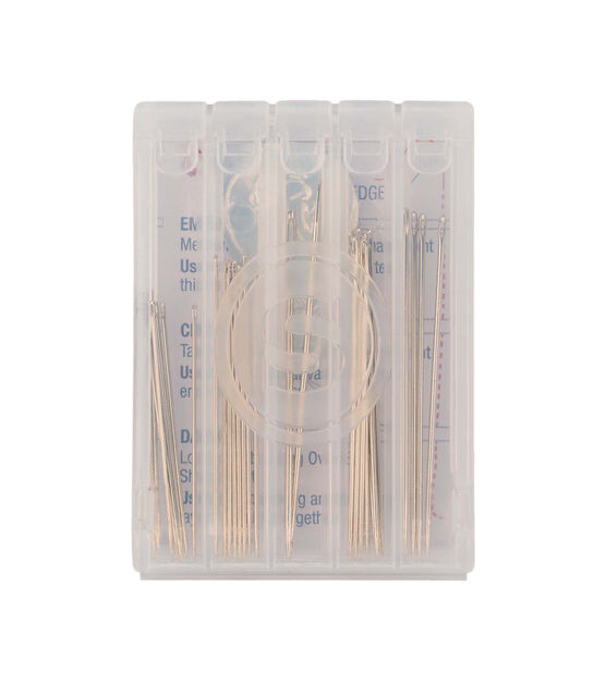 Jollmono 30/60Pack Premium Sewing Needles for Hand Sewing Repair, 6 Sizes Assorted Needles with 2 Threaders, Sewing Needles for Handsewing, Large Eye