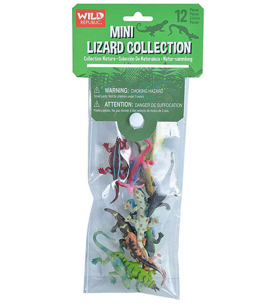 Wild Republic 12ct Mini Lizard Figurines