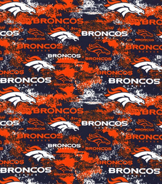 Fabric Traditions Denver Broncos Cotton Fabric Distressed, , hi-res, image 2