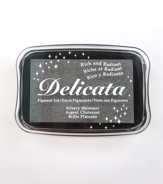 Tsukineko Silver Shimmer Delicata Ink Pad