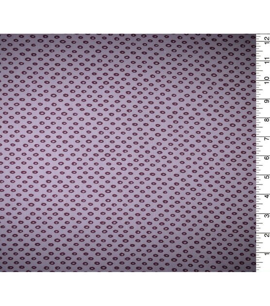 Dark Purple Dots Quilt Cotton Fabric by Quilter's Showcase