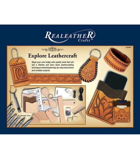 Explore Leather Craft Starter Kit, Hobby Lobby, 1091537
